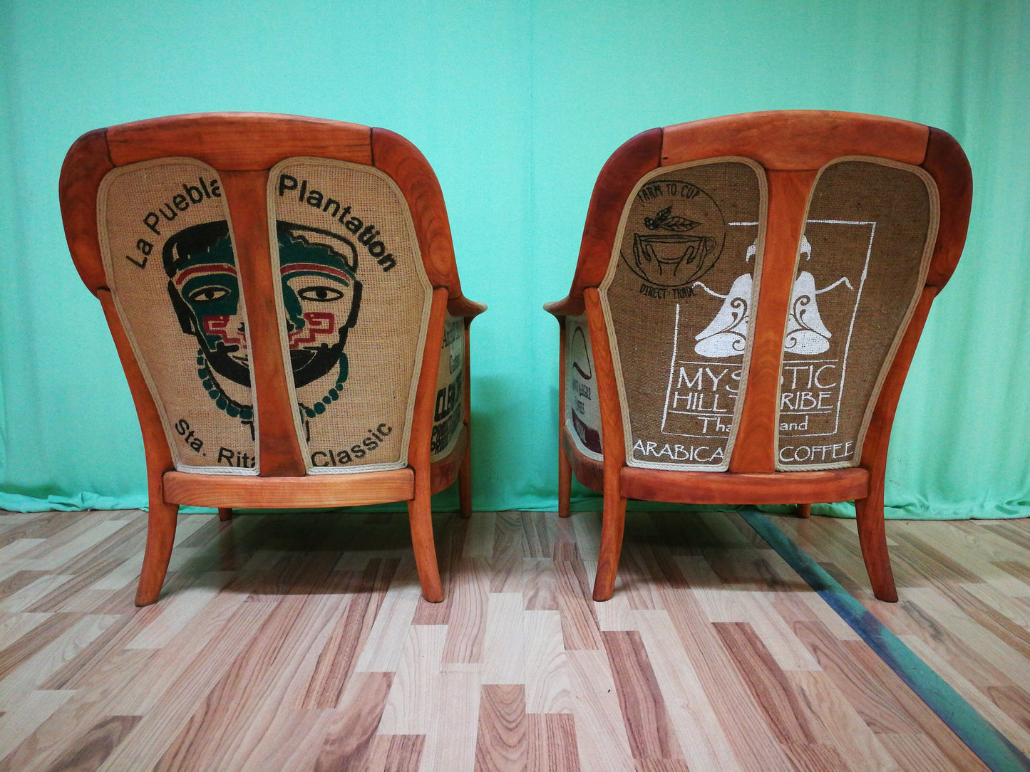 Vintage Deko Sessel aus "Coffee Zen Collection"